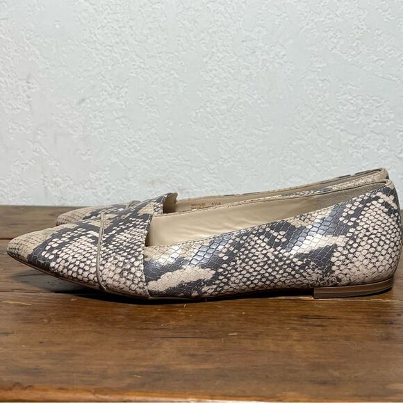 Cole Haan Ellora Skimmer in Python Print Leather Flats 6.5B - Picture 4 of 11